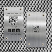 Bouwcontractant Logo QR Code Social Visitekaartje