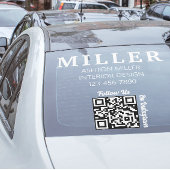 Bouwcontractant QR Code Eenvoudig & Professioneel Raamsticker