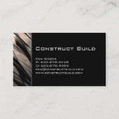 Bouwcontractant Visitekaartje roky (Achterkant)