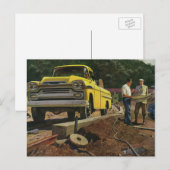  bouwcontractant voor bedrijfsarchitectuur briefkaart (Voorkant / Achterkant)