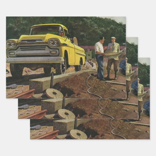  bouwcontractant voor bedrijfsarchitectuur inpakpapier vel (Set)