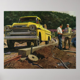  bouwcontractant voor bedrijfsarchitectuur poster