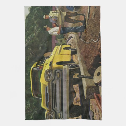  bouwcontractant voor bedrijfsarchitectuur theedoek (Verticaal)