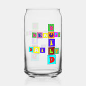 BOUWD DAGELIJKS SCHOONHEID Drinkservies Set Blikvorm Glas (Achterkant)