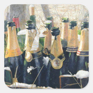 Bouwdag Empties 2005 Vierkante Sticker