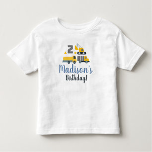 Bouwdag twee Voertuignaam Kinder Shirts