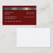 Bouwdiensten Metallic banner Modern Visitekaartje (Voorkant / Achterkant)