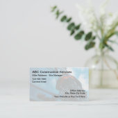 Bouwdiensten Modern visitekaartje (Staand voorkant)