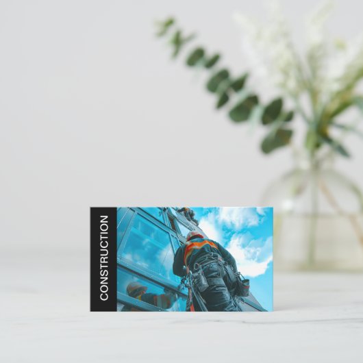 Bouwdiensten Visitekaartje (Staand voorkant)