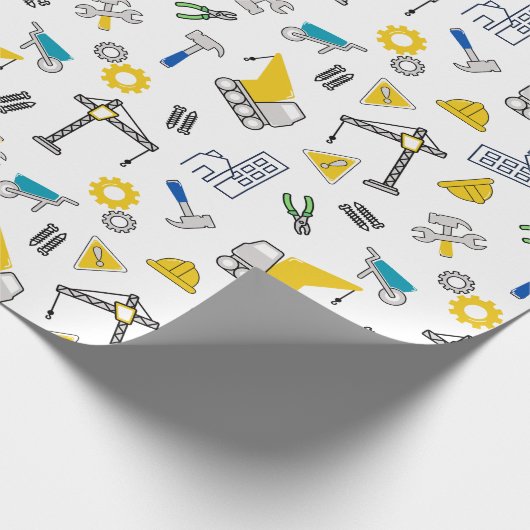 Bouwelementen Cadeaupapier (Hoek)