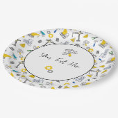 Bouwelementen Papieren Bordje (Gekanteld)