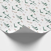 Bouwen met ijzer cadeaupapier (Hoek)