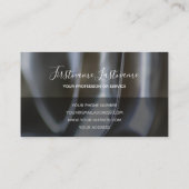 Bouwen van abstract goudzilverlegeringen busine visitekaartje (Achterkant)