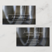 Bouwen van abstract goudzilverlegeringen busine visitekaartje (Voorkant / Achterkant)