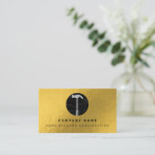 Bouwen van Black Gold Hammer Home Building Visitekaartje (Staand voorkant)