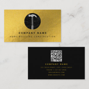 Bouwen van Black Gold Hammer Home Building Visitekaartje