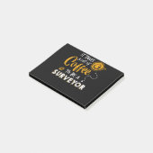 Bouwen van Coffee Lover Funny Surveyor Engineer Post-it® Notes (Schuin)