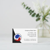 Bouwen van Cool Modern Handyman Visitekaartje (Staand voorkant)