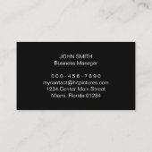 Bouwen van de Plumber van het Netwerk van de pijpl Visitekaartje (Achterkant)