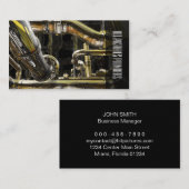 Bouwen van de Plumber van het Netwerk van de pijpl Visitekaartje (Voorkant / Achterkant)