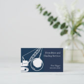 Bouwen van de service Demolition and Hauling Visitekaartje (Staand voorkant)