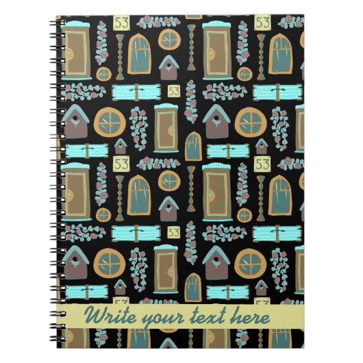 Bouwen van een huis notitieboek (Voorkant)