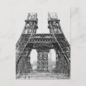 Bouwen van Eiffeltoren Briefkaart (Voorkant)