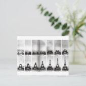 Bouwen van Eiffeltoren Briefkaart (Staand voorkant)