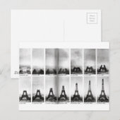 Bouwen van Eiffeltoren Briefkaart (Voorkant / Achterkant)