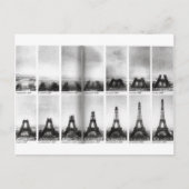 Bouwen van Eiffeltoren Briefkaart (Voorkant)