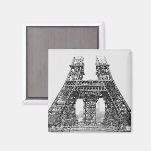 Bouwen van Eiffeltoren Magneet (Voorkant / Achterkant)