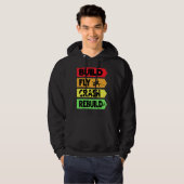 Bouwen van Fly Crash Rebuild Hoodie (Voorkant volledig)