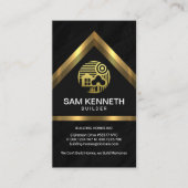 Bouwen van Gold Home Rooftop Granite Visitekaartje (Voorkant)