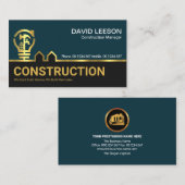 Bouwen van goudhandymanboom met Bulb Line Builder Visitekaartje (Voorkant / Achterkant)