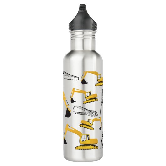 Bouwen van graafmachines waterfles