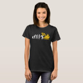 Bouwen van graafwerktuigbestuurdershandleiding t-shirt (Voorkant volledig)
