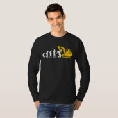 Bouwen van graafwerktuigbestuurdershandleiding t-shirt (Voorkant volledig)