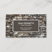 Bouwen van groene stenen visitekaartje (Voorkant)