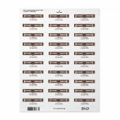 Bouwen van hamers en nagels etiket (Full Sheet)