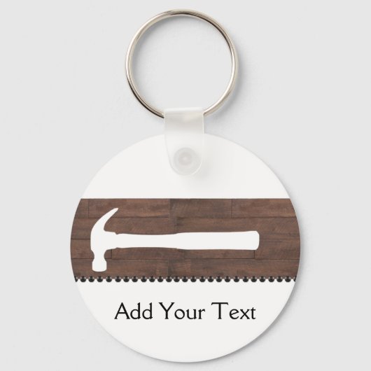 Bouwen van hamers en nagels sleutelhanger (Voorkant)