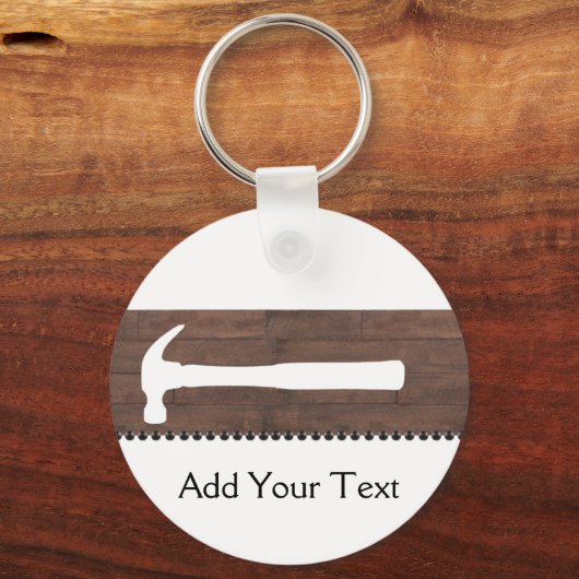 Bouwen van hamers en nagels sleutelhanger (Voorkant)