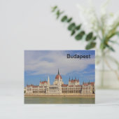 Bouwen van het Boedapest-parlement, Hongarije Briefkaart (Staand voorkant)