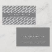 Bouwen van huis | Muurwerk | Grijze bricks Visitekaartje (Voorkant / Achterkant)