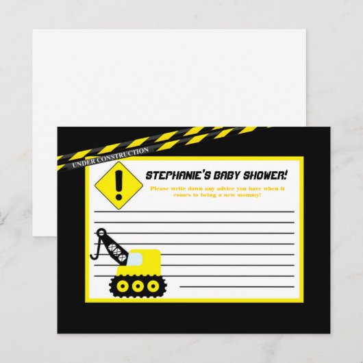 Bouwen van Kaart voor schrijfbaar advies (Voorkant / Achterkant)