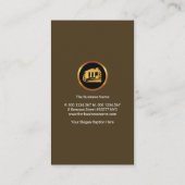 Bouwen van Lijst voor koperbouw Visitekaartje (Achterkant)