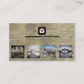 Bouwen van meubelen visitekaartje (Achterkant)