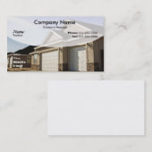 Bouwen van nieuw huis visitekaartje (Voorkant / Achterkant)