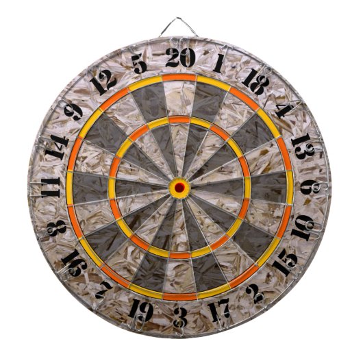 Bouwen van OSB Plywood Print voor een kunstspellet Dartbord (Voorkant)