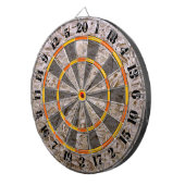 Bouwen van OSB Plywood Print voor een kunstspellet Dartbord (Voorkant Rechts)