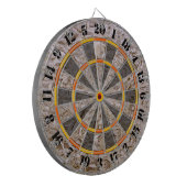 Bouwen van OSB Plywood Print voor een kunstspellet Dartbord (Voorkant Links)